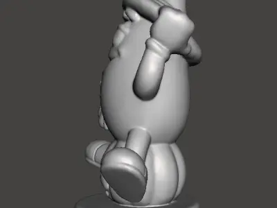 M AND MS HALLOWEEN WITCH VINTAGE FIGURE MODEL STATUE 3D print model