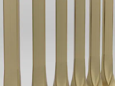 Twisted Baluster 3D model purchase