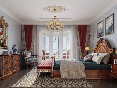  Bedroom interior 87 3D model