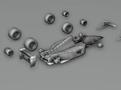 Ayrton Senna McLaren 3D print model