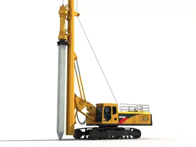 Pile Driver 3D model