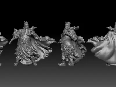 Guan Yu  3D print model