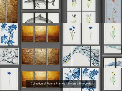 Collection of Picture Frames - 20 sets
