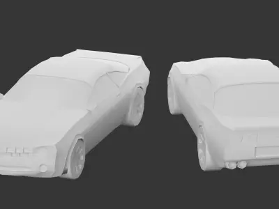 Chevrolet Camaro Low-poly 3D model