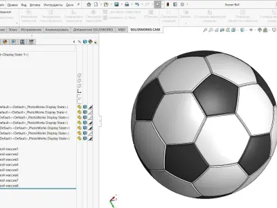 Soccer Boll Free 3D model