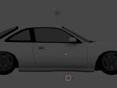 1993 Nissan S14 3D model