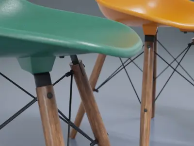 Eiffel Chair 3D model