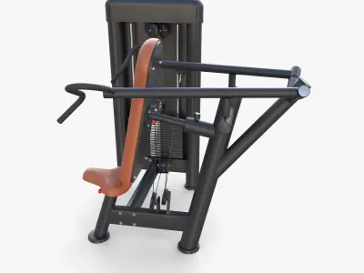 Deltoid press machine 3D model