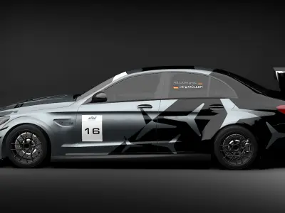 Mercedes-Benz C63 AMG GT3 Wide Body 3D model