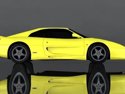 Ferrari F355 1994  Low-poly 3D model