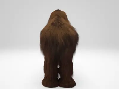 Mammoth woolly with long tusks 3D model