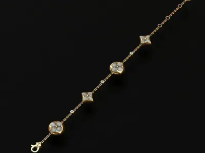 Louis Vuitton-Bracelet 3D print model