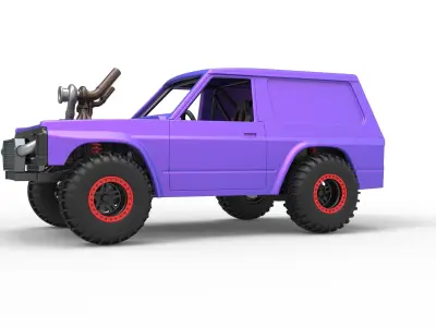 Uphill Sand Racing Dragster Version 2 Scale 1 to 25 3D print model