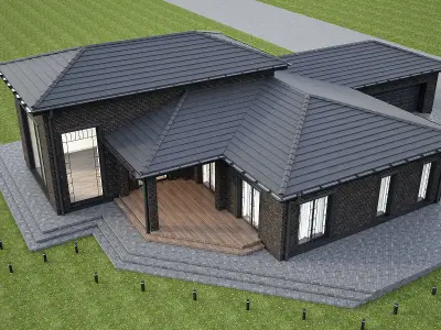 Classic house  3D model