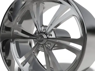 BILLET SPECIALATIES SLG56 - SWEEP 6 WHEEL  3D print model