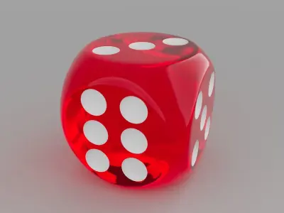 Dice 3D model 3D model