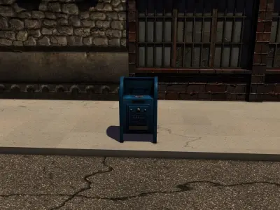 MailBox Low-poly 3D model