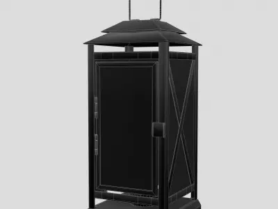Simple Lantern Low-poly 3D model