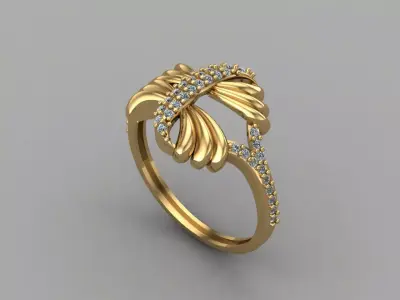 Women Ring 3DM Womens Ring 3d models 3D print model 3D print model 45