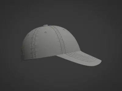 Baseball Hat 3d Model 3D model