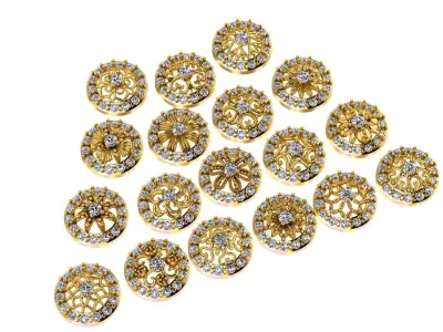 Earring 3D print model