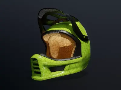 Mx Helmet  Game Asset Free 3D model