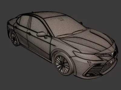 Toyota Camry Hibrid 2021 3D model