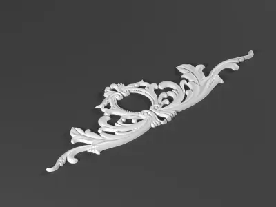 4 ornamental classic decoration 3d model kitbash vol 39 3D model