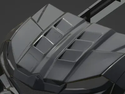 Furioso Toros Venuum Kit Car Low-poly 3D model