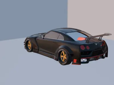 Nissan GTR35 WideBody 3D model