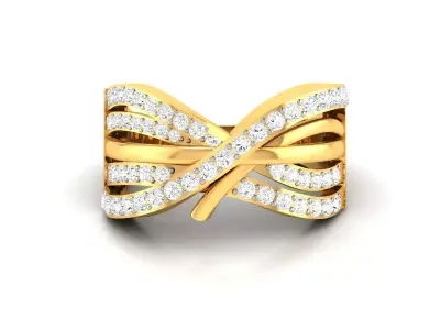 Women Ring 3D print model 32