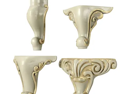 Classic small legs 3D model