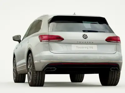 Volkswagen Touareg 2022 Low-poly 3D model
