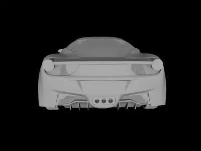 3D Car sports 3D model by dscreator
