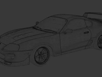 Toyota Supra Mk4 3D model