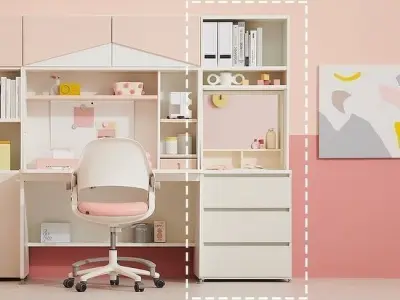 Tio Drawer Dresser 5 Columns 60cm 3D model