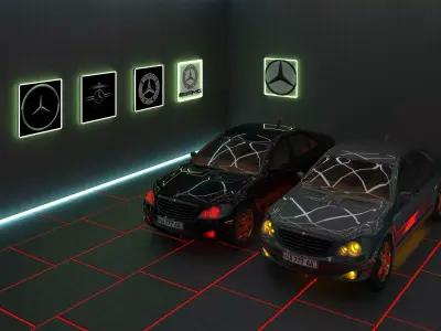 Mersades garage  3D model