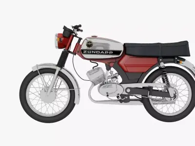 Zundapp KS 50cc 3D model