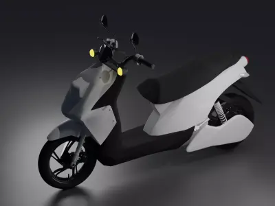 motorbike electric scooter 3D model