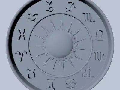 Zodiac Rosette 3D model