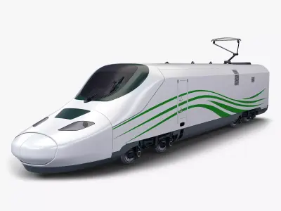 High Speed Electric Locomotive v 1 3D model