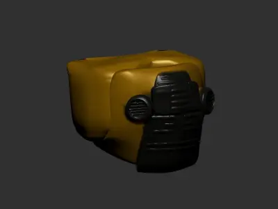 helmet high poly sculpt 3d printable  3D model