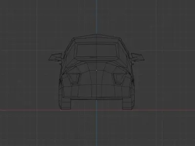 low-poly car Low-poly 3D model purchase