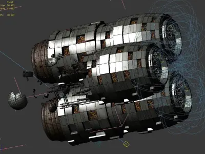 Satellite-Spaceship-Xingxu 06 3D model
