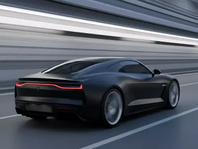 Ferrari Roma 2025 3D model Low-poly 3D model