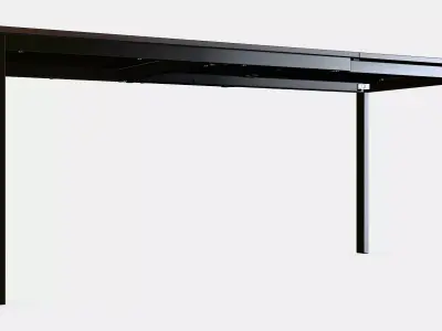 VANGSTA Extendable table 3 Low-poly 3D model