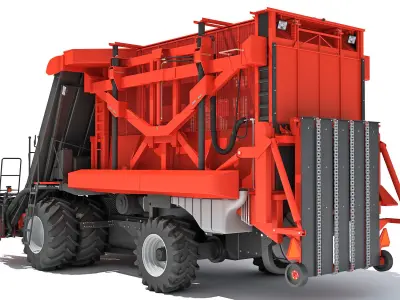 Cotton Picker 3D model