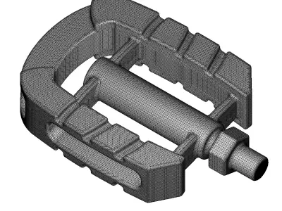 Sports Bike Pedal 3D print model