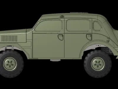 VOLVO TP21 Sugga 3D print model