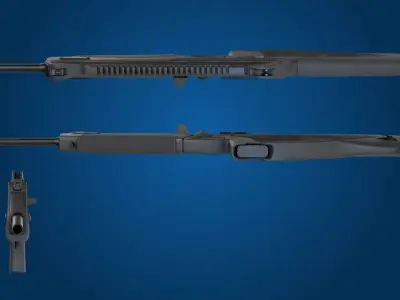 Blackrock CX250 - SMG Low-poly 3D model